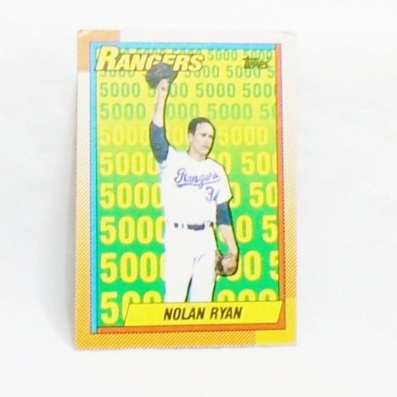 Baseball Card Nolan Ryan 5000 Strike Out Special Edition